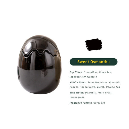 Eggshell Scented Candle（Black）