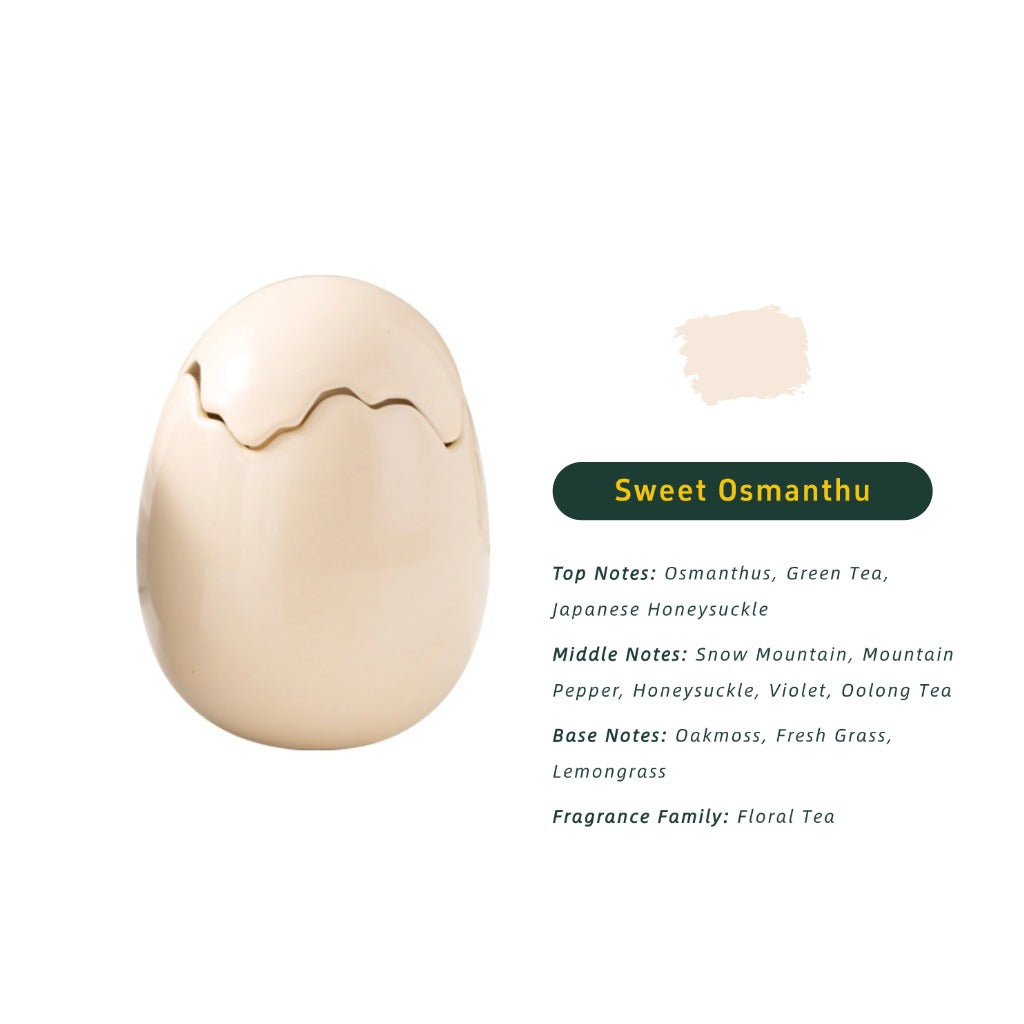 Eggshell Scented Candle（Milky White）