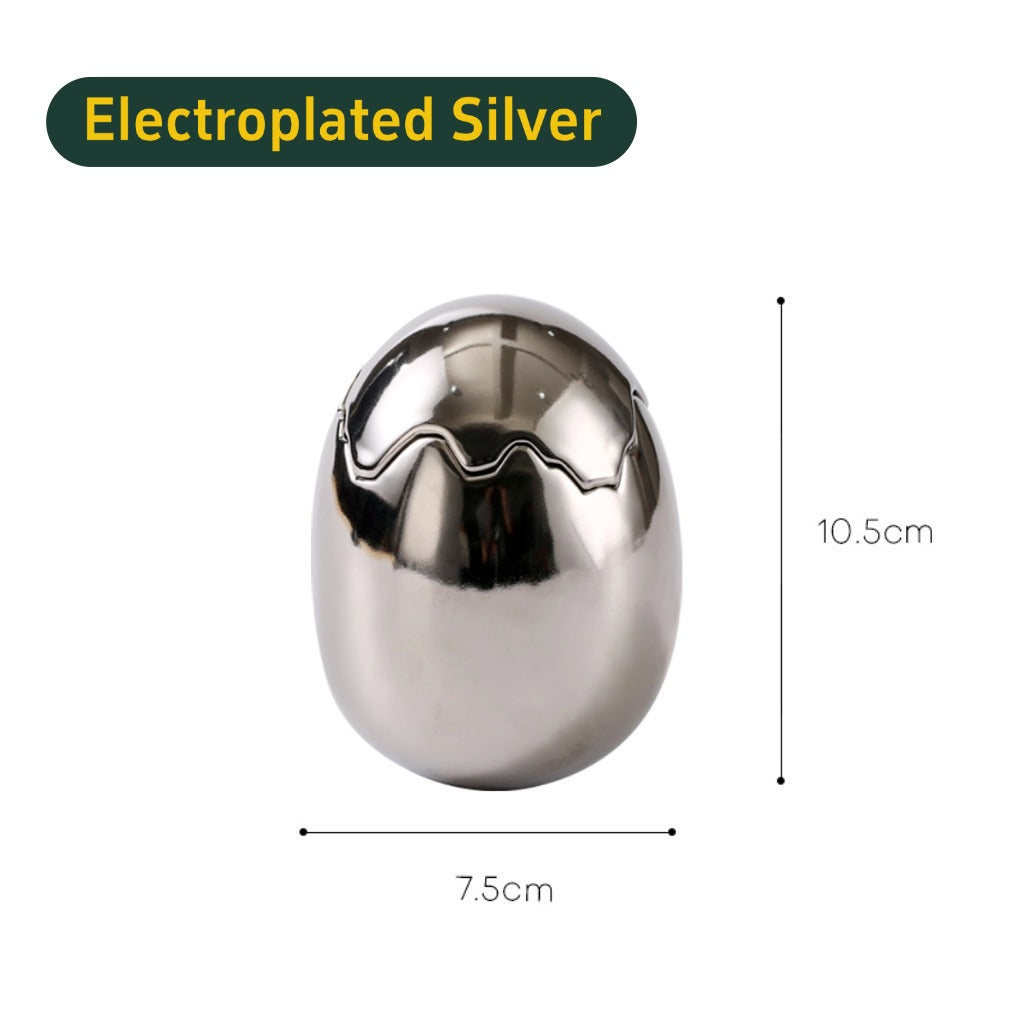 Eggshell Scented Candle（Electroplated Silver）